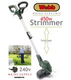 new £56.97 WEBB WEELT450 240V Mains Electric 450w STRIMMER WEELT450 5055661901680 BCH