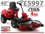 new - £5997.97 -* CLICK & COLLECT or visit & purchase in store * - new CASTELGARDEN XZ4180PWX Hydrostatic Front Mount 40" 4WD Articulated Lawnmower Power Assisted Steering RO