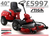 new - £5297.97* - CLICK & COLLECT or visit & purchase in store * - new STIGA CASTELGARDEN XZ4180PWX Hydrostatic Front Mount 40" 4WD Articulated Lawnmower Power Assisted Steering RO