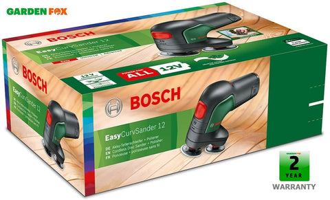 new £99.97 Bosch EasyCURVSander 12 Tri Head Cordless SANDER 06039C9071 4053423224641