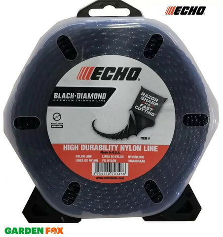 new 24.97 Genuine ECHO Black Line STRIMMER CORD 41 Metres 2.4 mm