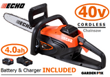 new £379.97 ECHO DCS-310 40V 4.0AH Cordless Chainsaw - 4934110780018+94+87