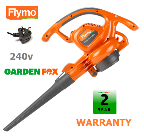 new 86.97 Flymo PowerVAC 3000 240v Mains Electric Garden Vacuum