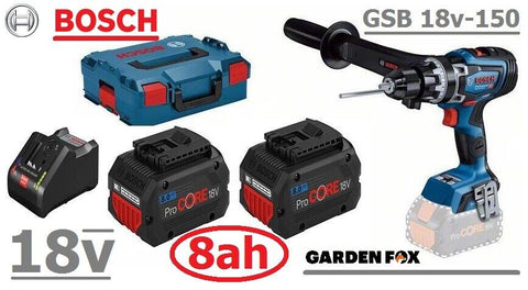 new £599.97 BOSCH GSB 18v-150C - Cordless COMBI Drill 8.0AH 06019J5172 4059952523323