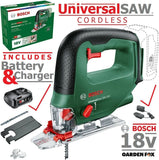 new £115.97 BOSCH UniversalSAW 18V-100 2.0AH Cordless Jigsaw 0603011170 4053423229523
