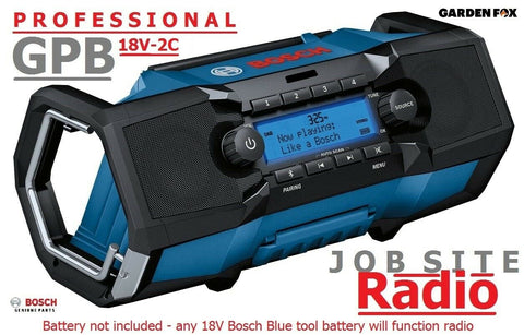 new £135.97 BOSCH PRO GPB 18V-2 C Jobsite Portable RADIO 06014A3070 4059952556130