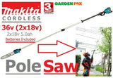 new £789.97 MAKITA LXT Cordless POLE SAW Long PRUNER DUA301RT2 0088381723749