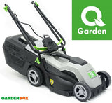 SALE PRICE £79.97 QGarden Mains Electric 240v Lawnmower 33cm 1200w QG33-1200 5055661904131