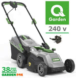 SALE PRICE £129.97 QGarden Mains Electric 240v Lawnmower 38cm 1600w QG38-1600 5055661904148