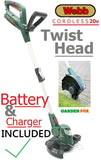 new £82.97 WEBB 20V Li Cordless Twist Head Garden STRIMMER WEV20LT 5055661902731 BCH