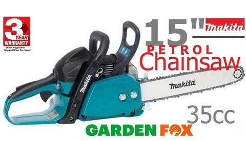 new £279.97 MAKITA EA3500S40B 35cc 2T Petrol Chainsaw 15" 40cm EA3500S40B 4002829817483